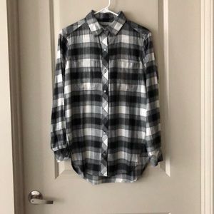Athleta Flannel Plaid Shirt